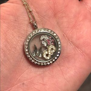 Origami owl necklace